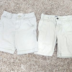 TWO Pair Khaki Shorts